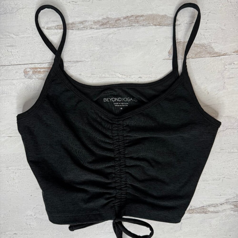 Beyond Yoga Spacedye Centered Crop Tank | Darkest Night | M